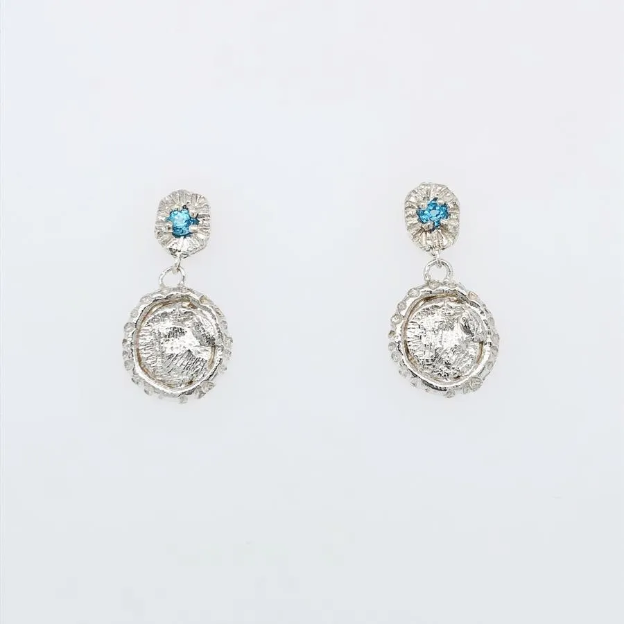 Royale Portrait Silver Earrings