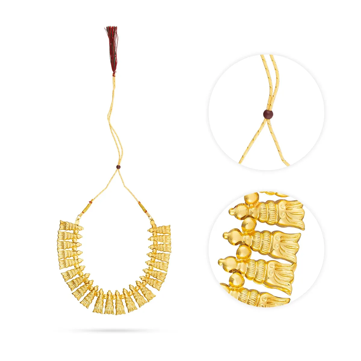 Shenbaga Poo Haram - 5 x 7 Inches | Gold Polish Jewelry/ Artificial Jewellery for Women