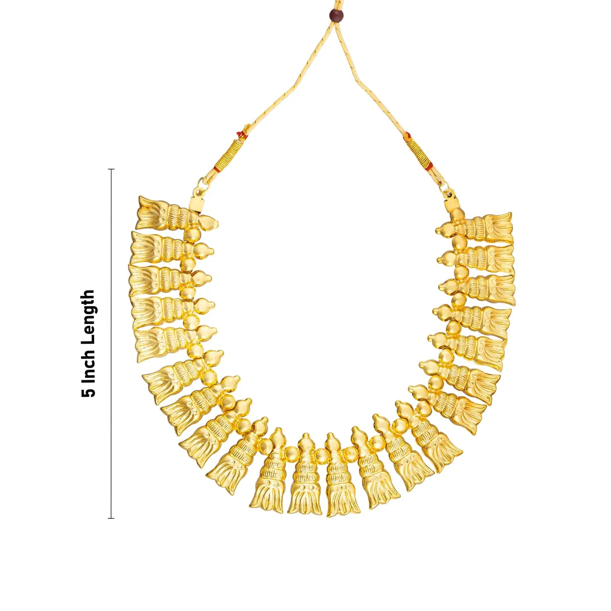 Shenbaga Poo Haram - 5 x 7 Inches | Gold Polish Jewelry/ Artificial Jewellery for Women