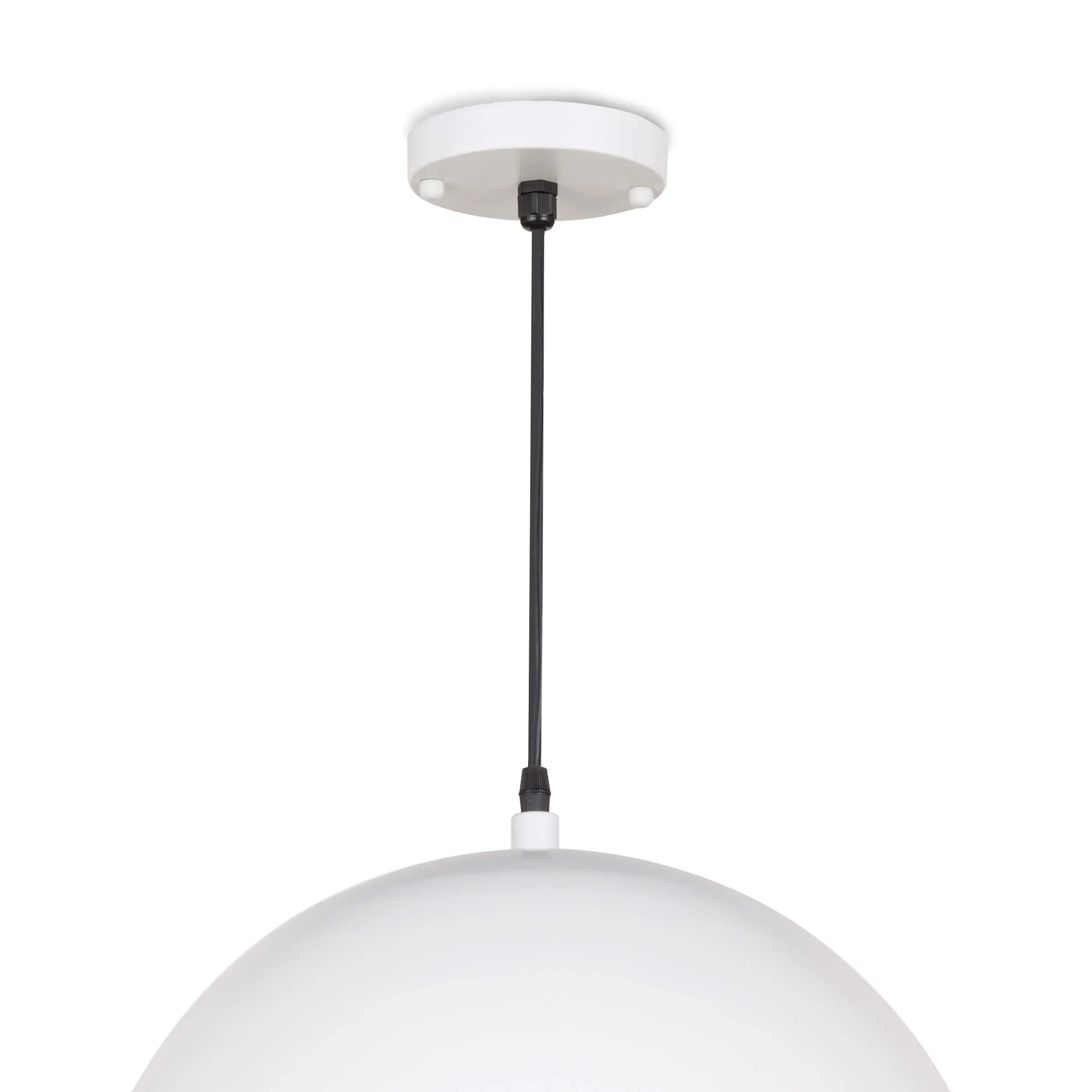 Sigmund Pendant Small (White and Gold)