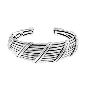 Signature Classic Tapered Cuff in sterling silver