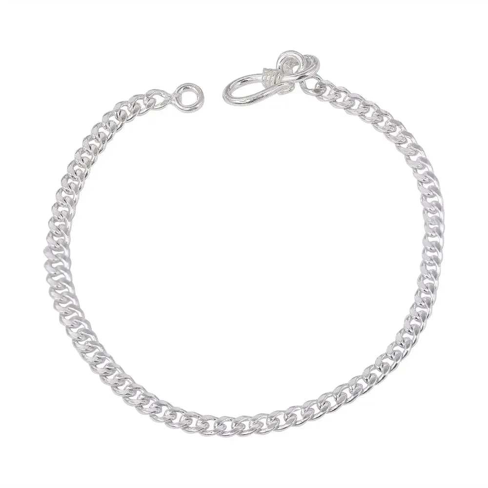 Silver Men's Stylish Bracelet