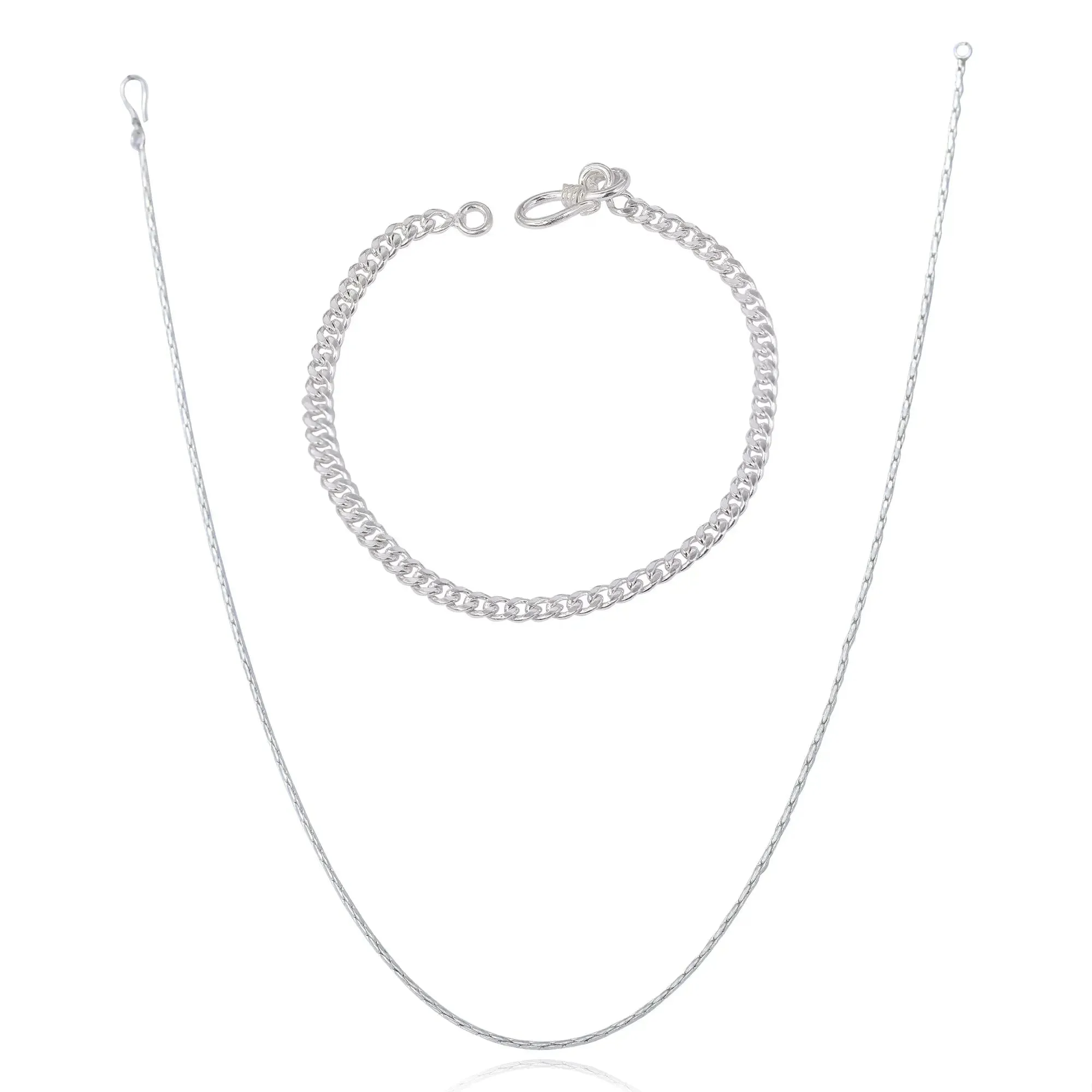Silver Men's Stylish Bracelet