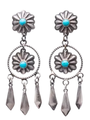 Sleeping Beauty Turquoise Earrings | Artisan Handmade