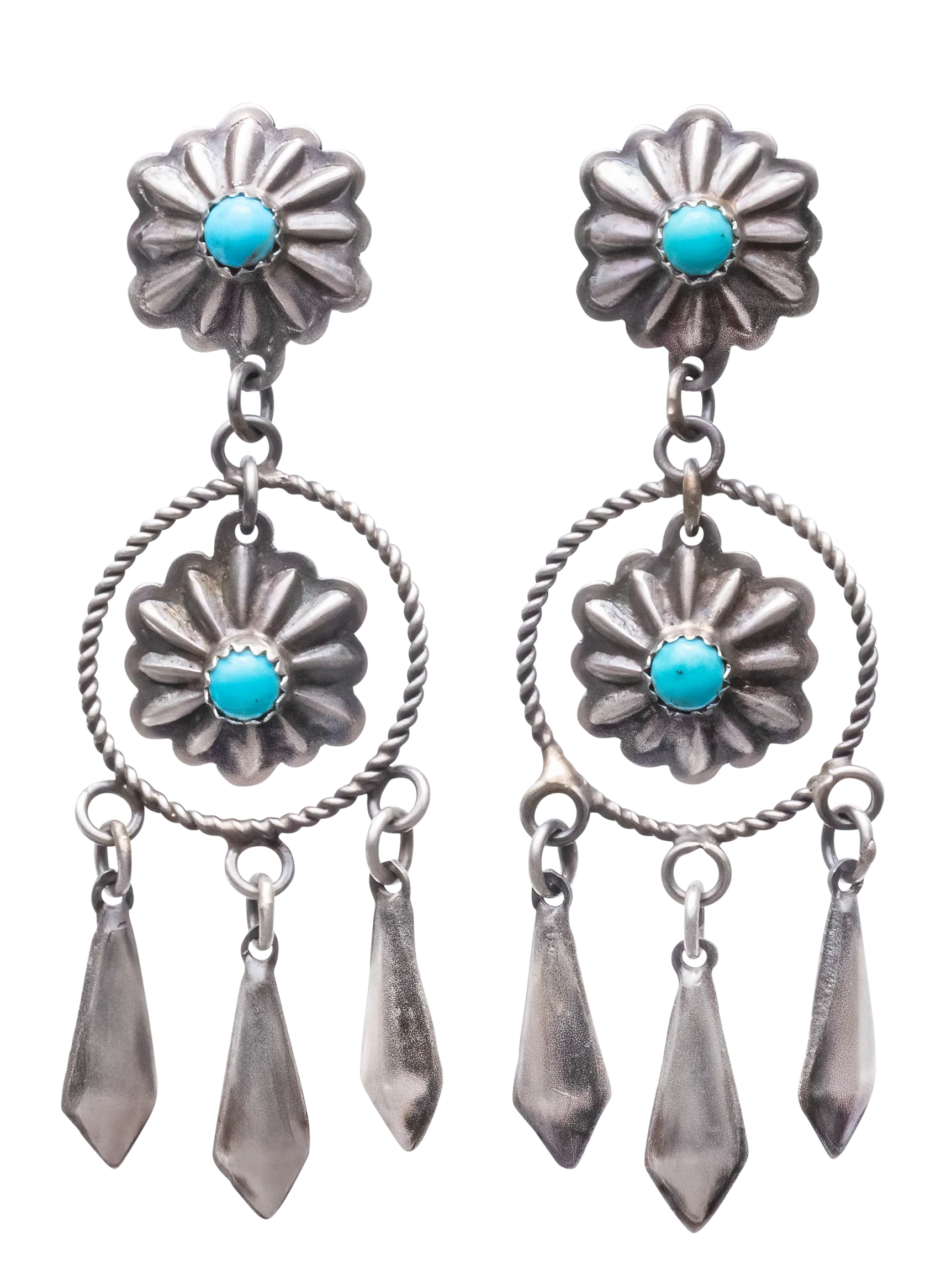 Sleeping Beauty Turquoise Earrings | Artisan Handmade