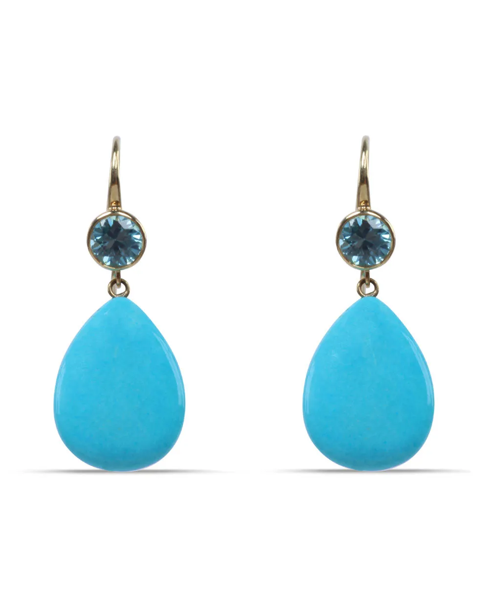 Sleeping Beauty Turquoise Earrings