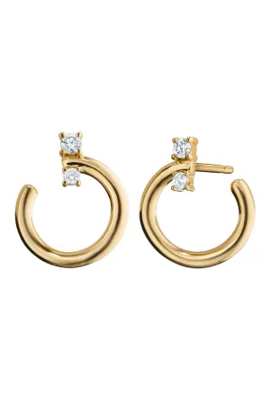 Small Galaxy Hoop Earrings