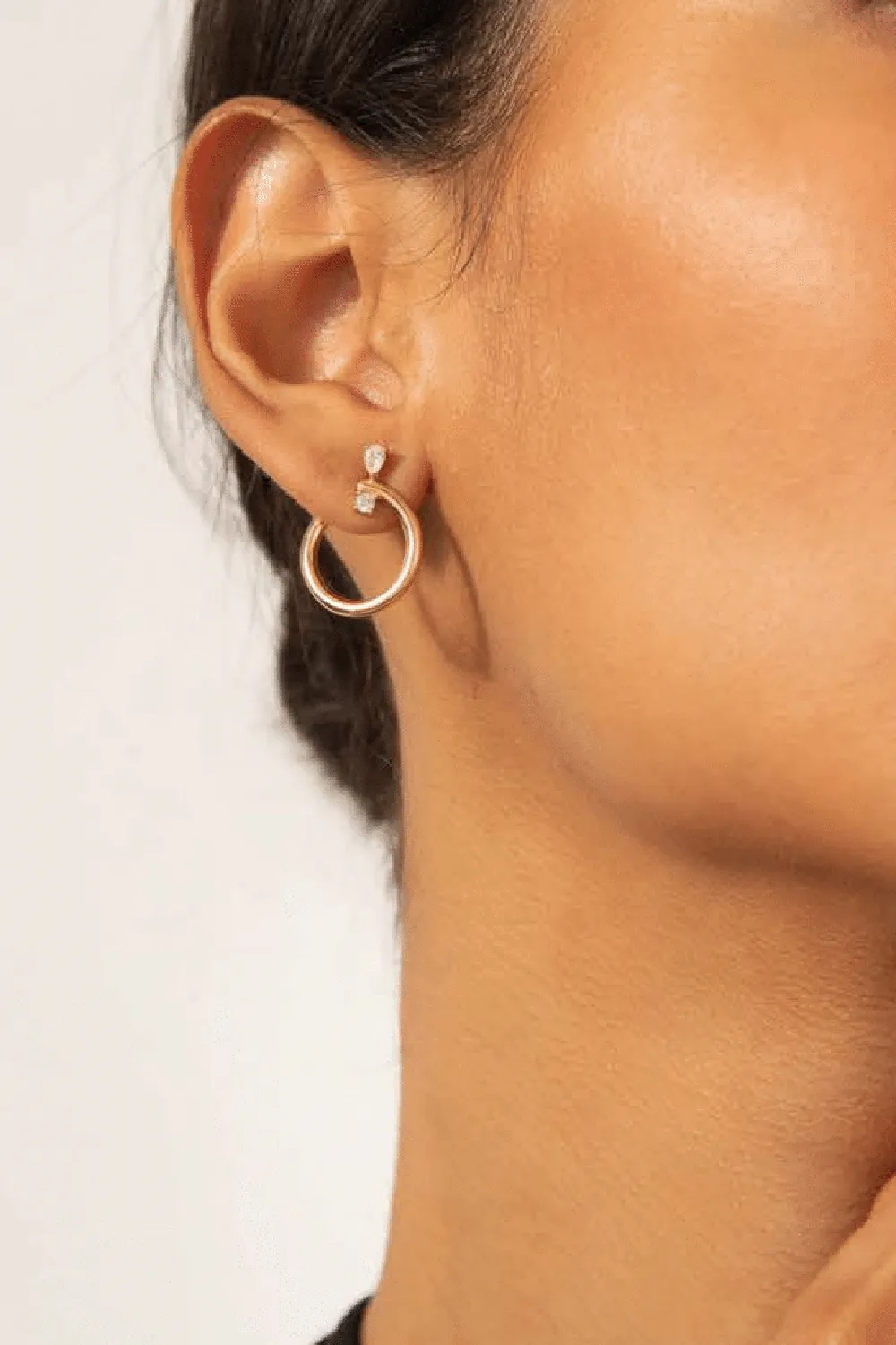 Small Galaxy Hoop Earrings