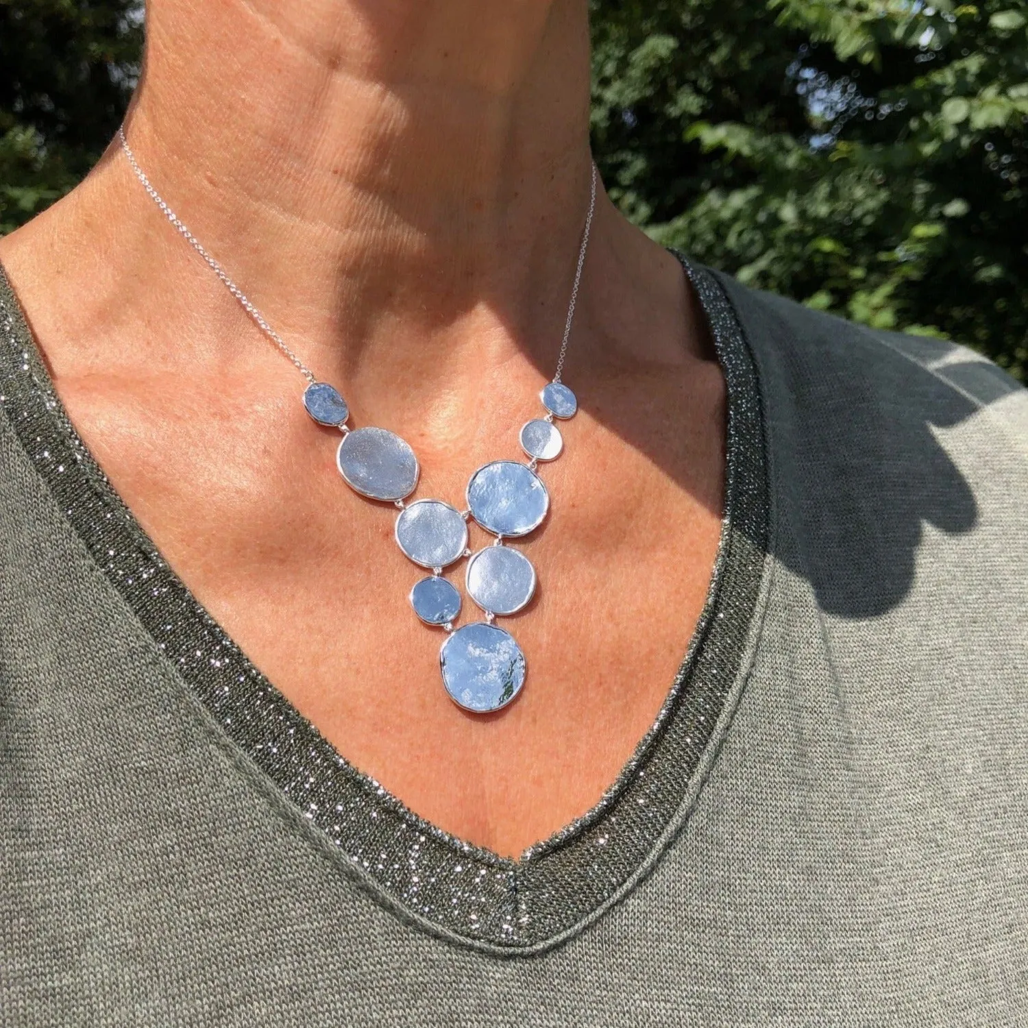 Sterling Silver Pennies from Heaven Necklace