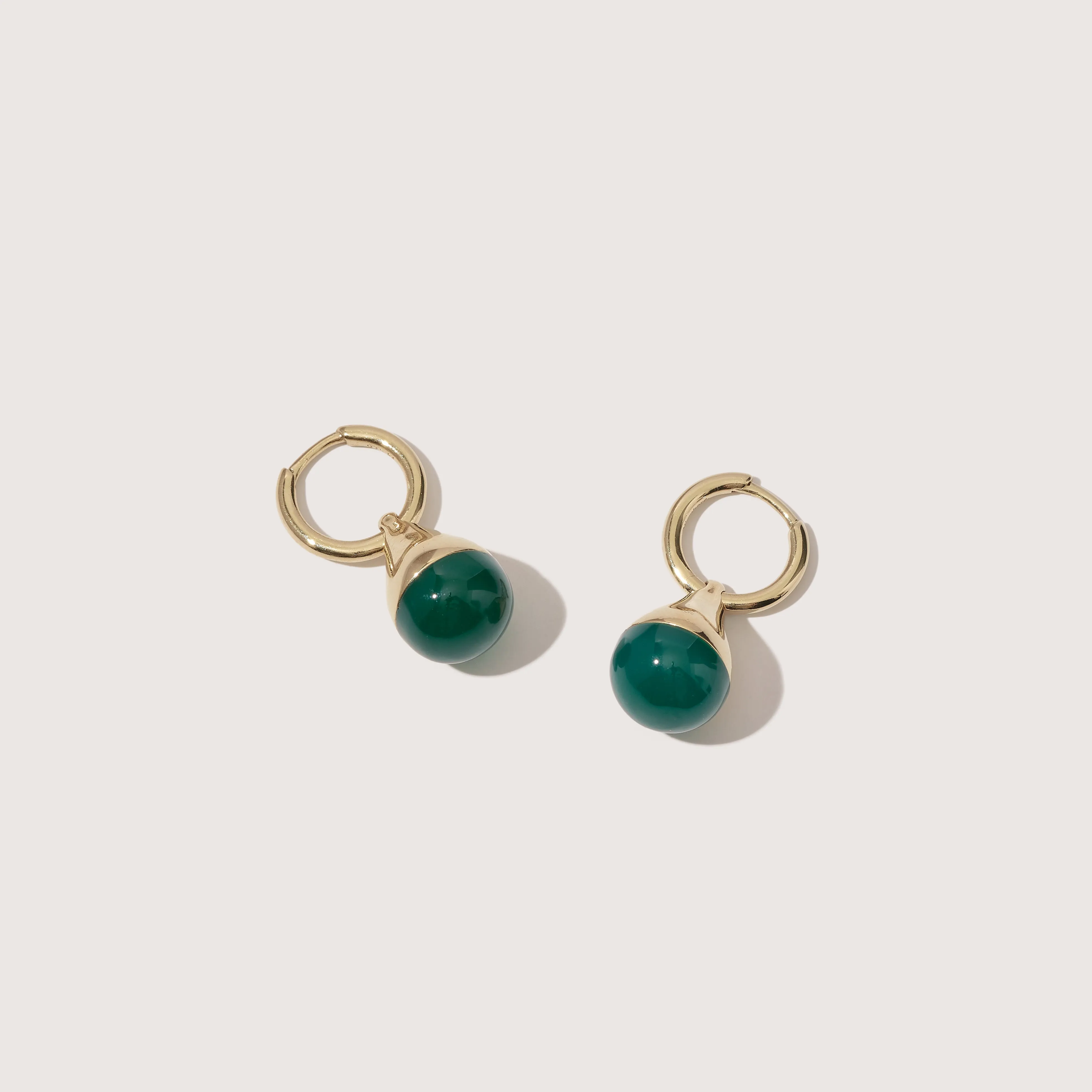 Stilla Green Onyx Earrings