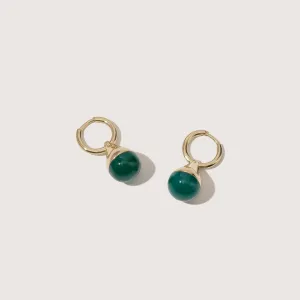 Stilla Green Onyx Earrings