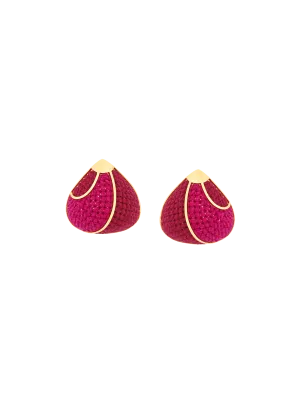 Suspiro Earrings - Red and Pink