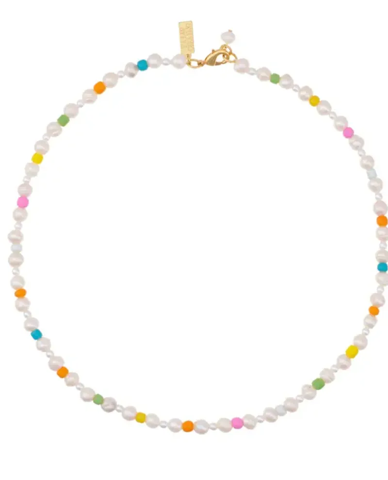 Talis Chains Pearl Rainbow Necklace