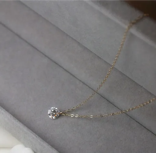 Trendy Sweet 925 Sterling Silver  O-Chain AAA CZ Mosaic Zircon Pendant Choker Necklace 2020 Fine Jewelry For Women Gift NK013